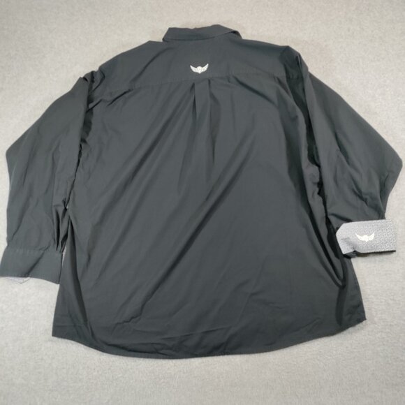 Ariat Shirt Men’s XXL Black Relentless Long Sleeve Button Down Western Stretch - Picture 2 of 11